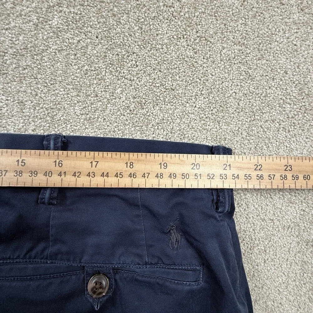Polo Ralph Lauren Men's Blue Chino Pants 42x33 (tag 42x34) Stretch Classic‎ Fit